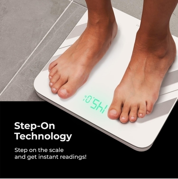 Pohl Schmitt Body Fat Bathroom Smart Digital Scale Tracks 13 Key Compositions - Picture 6 of 7